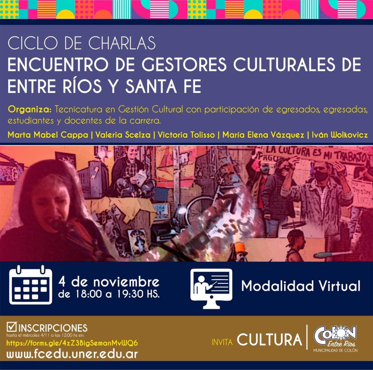 Invitan a participar de un ciclo para gestores culturales