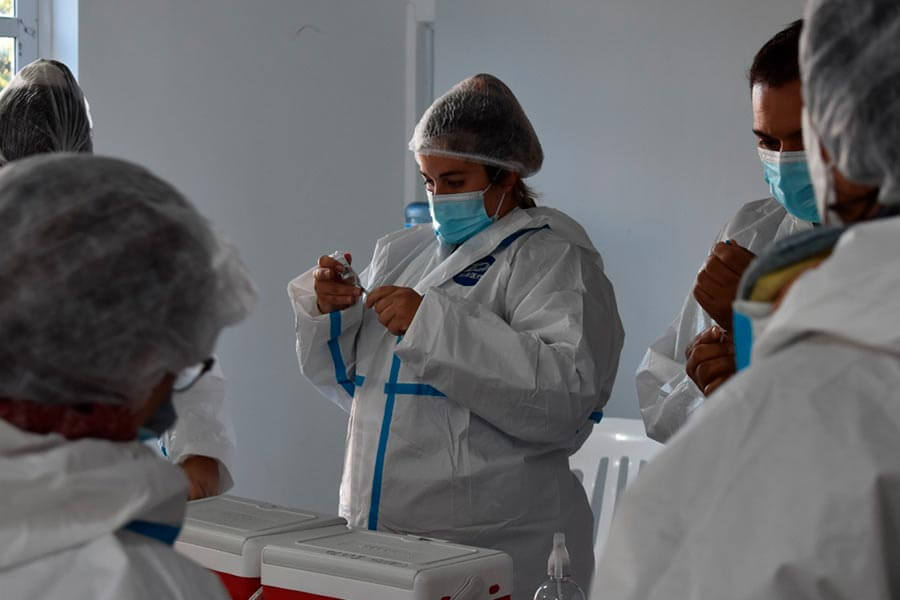 Se llevó a cabo en Colón un operativo de vacunación intensivo