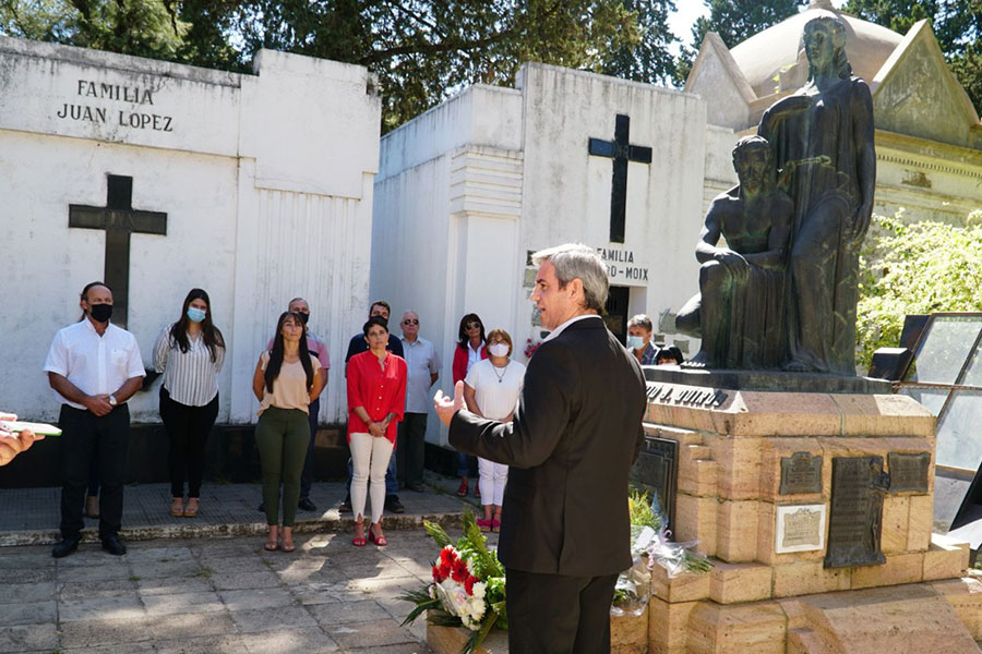 Fue conmemorado el Herminio Juan Quirós a 149 años de su nacimiento