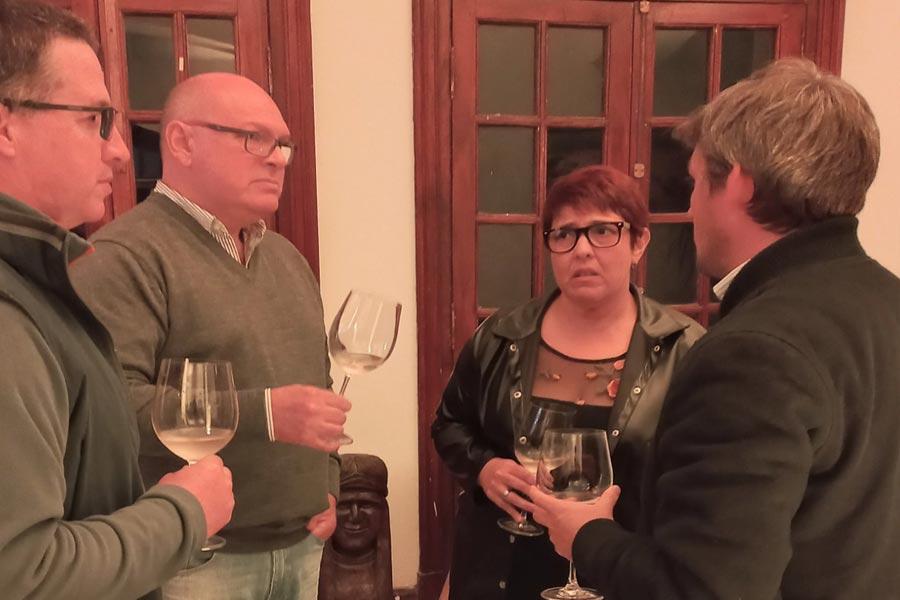 Presentación de vinos en el Palacio de Turismo de Colón