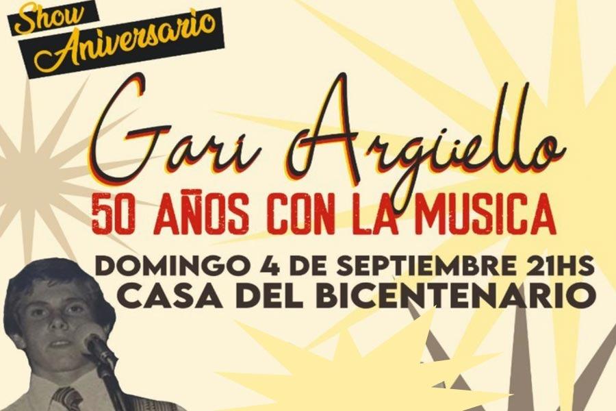 El colonense “Gari” Argüello celebra los 50 años con la música en la Casa del Bicentenario