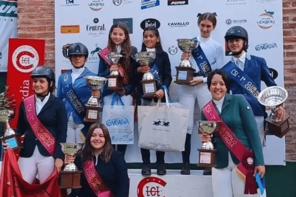 Colonense obtuvo el campeonato de equitación en Concordia