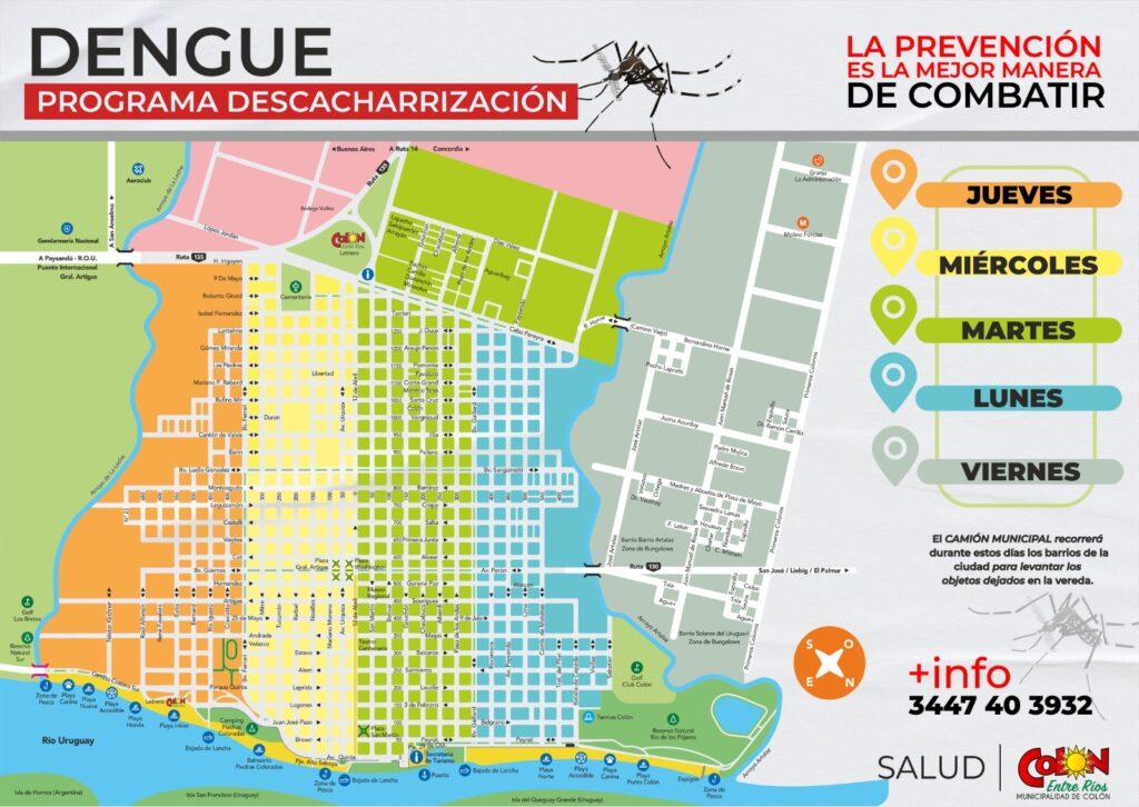 Prevención del Dengue en Colón: descacharrización y nuevo mapa de recorrido
