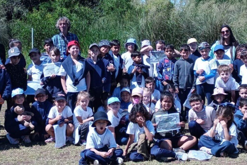 Visita educativa a la Reserva Río de los Pájaros con alumnos de la Escuela N° 86