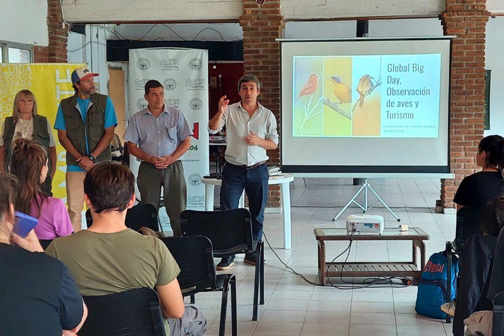 Colón fue sede de una jornada de capacitación en observación de aves en el marco del Global Big Day