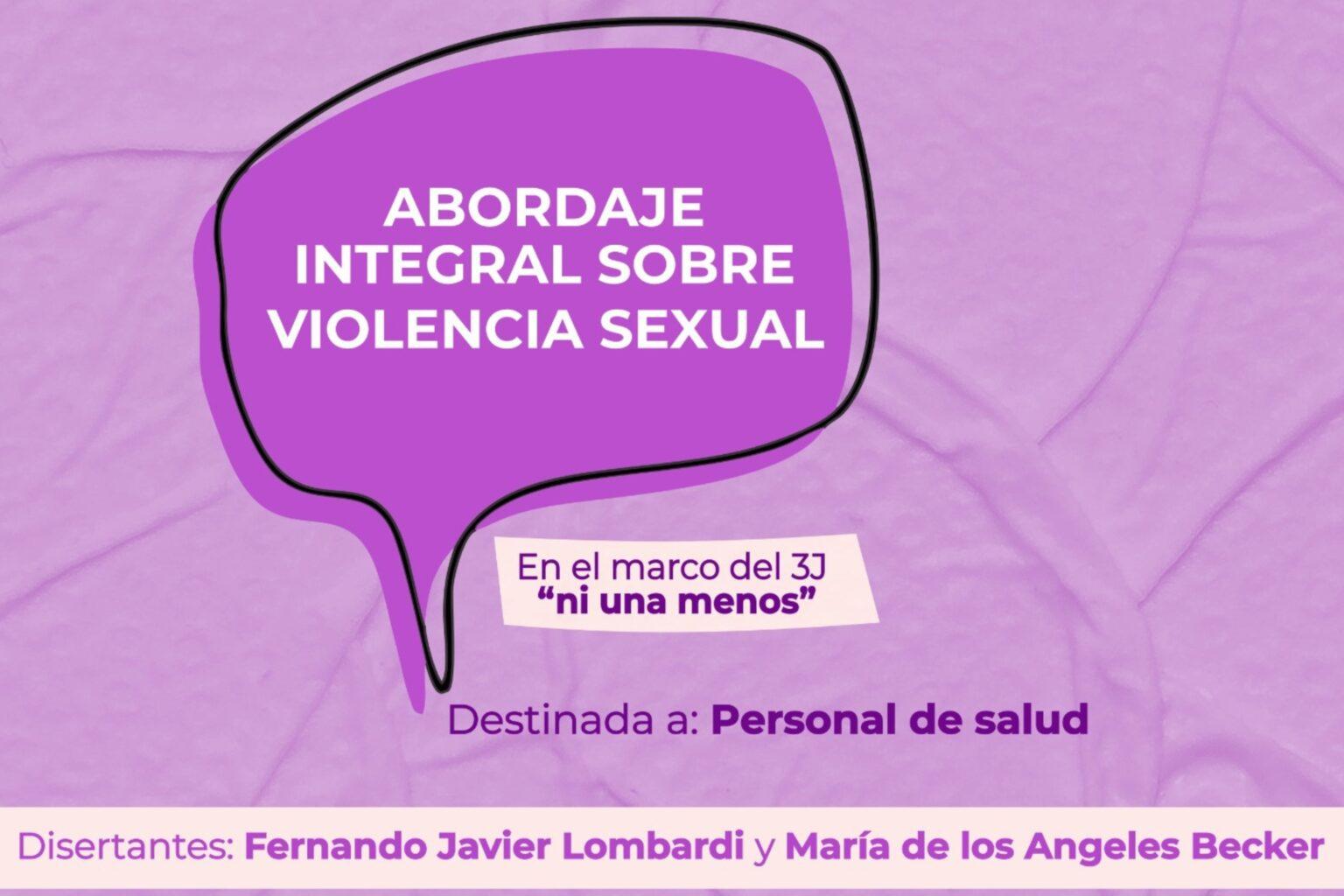 Capacitación para personal de salud sobre abordaje integral de la ...