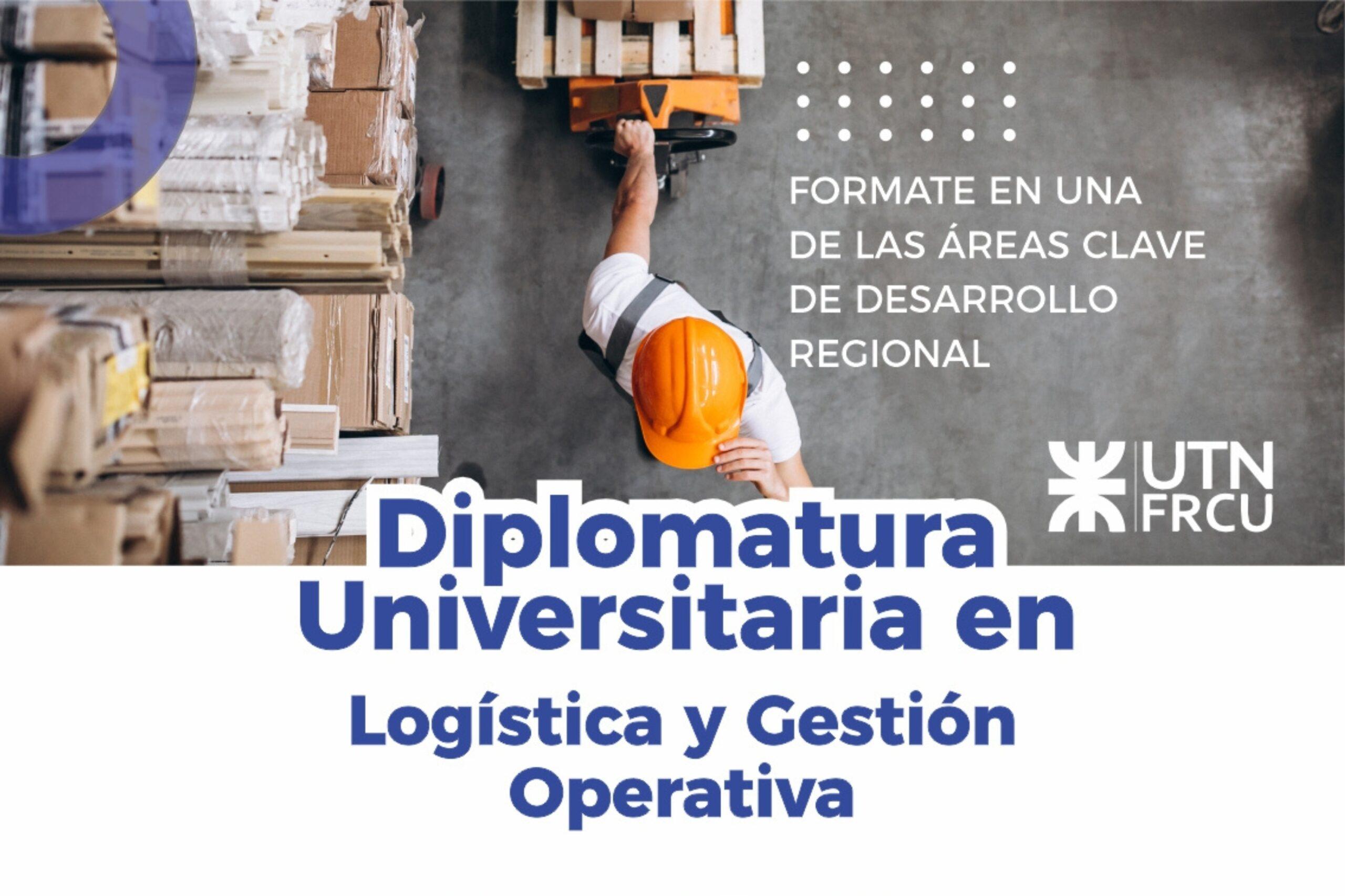 Flyer Diplomatura Universitaria en Logística y Gestión Operativa