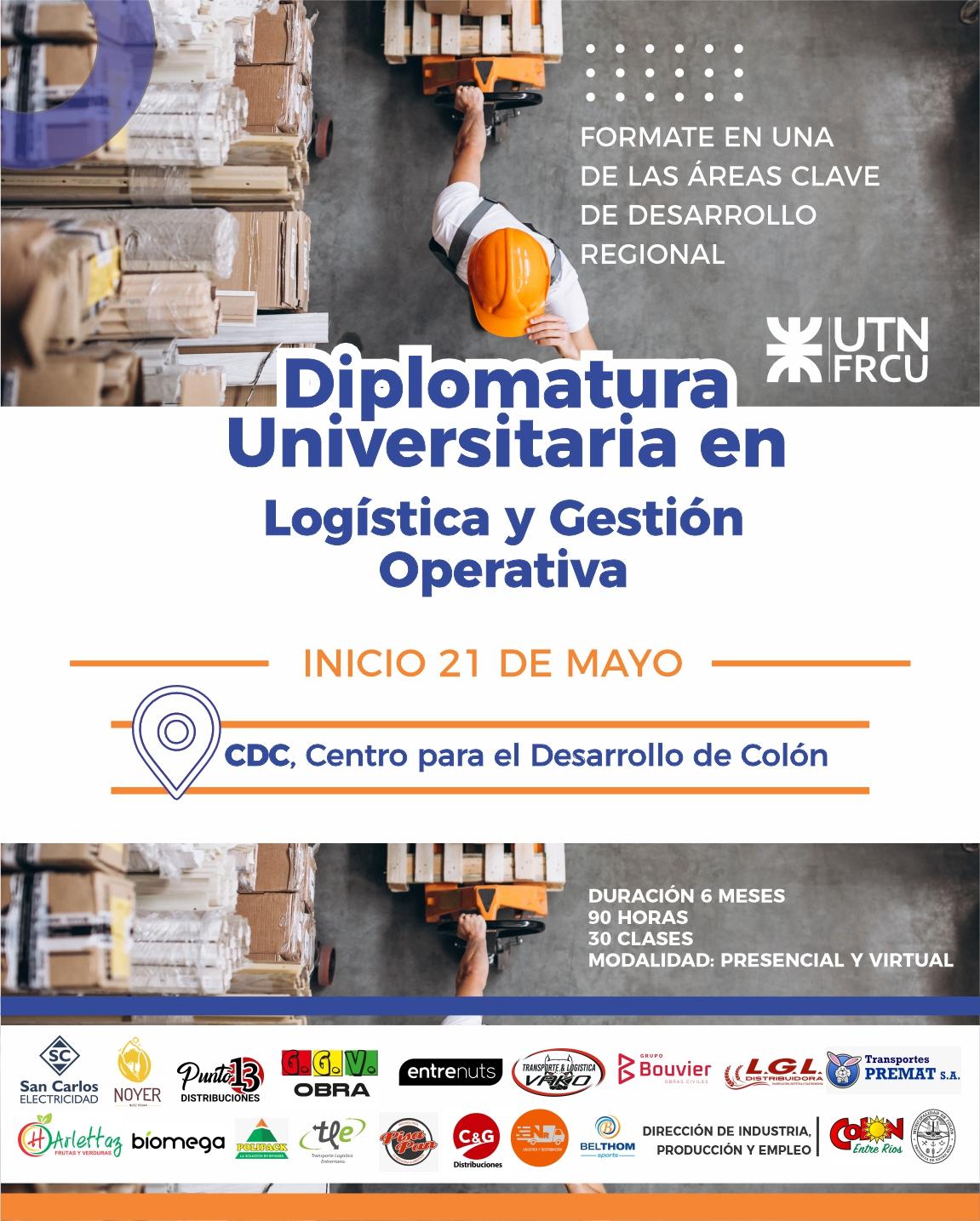 Diplomatura Universitaria en Logística y Gestión Operativa - Municipalidad de Colón y UTN FRCU