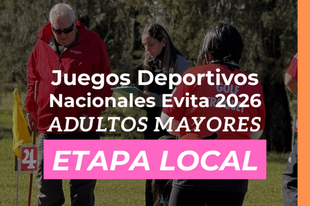 Colón se prepara para la etapa local de los Juegos Deportivos Nacionales Evita 2026 para Adultos Mayores