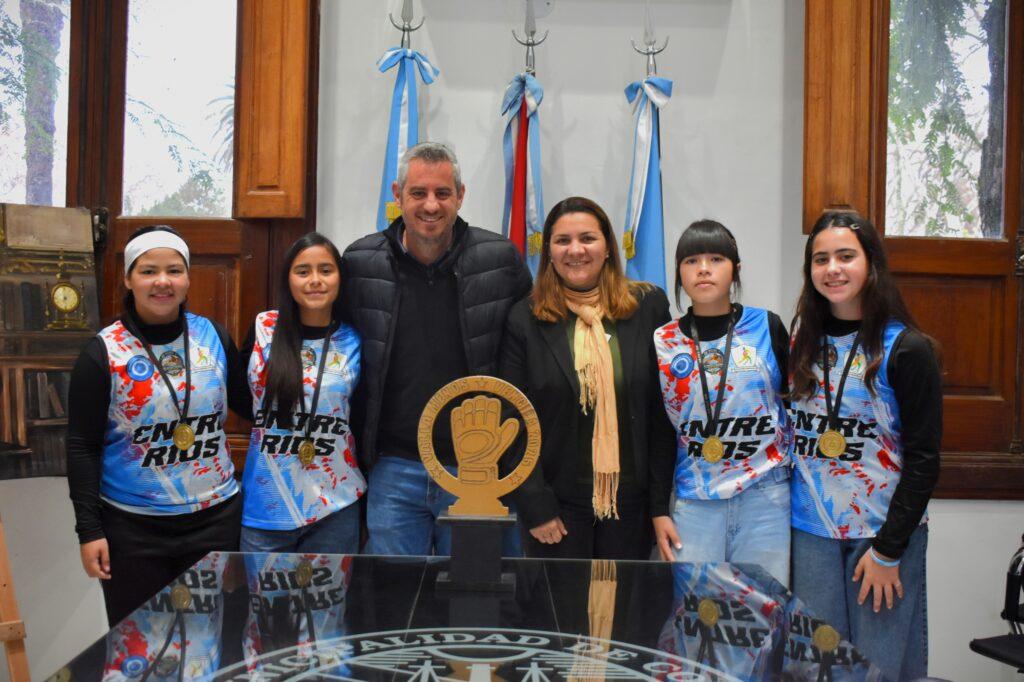 El Municipio recibió a deportistas de Ñapindá que se consagraron campeones nacionales representando a Entre Ríos