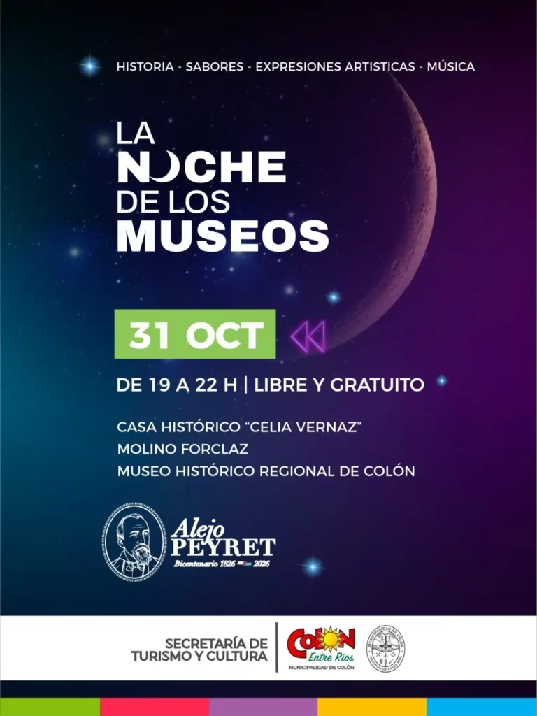 Colon Historia Se palpita la Noche de los Museos 2026 en Colón bajo la temática “Alejo ...